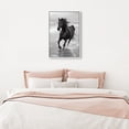 thumbnail image 3 of Graceful Horse Black and White Canvas Print by Oliver Gal Prints, 3 of 4