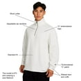 thumbnail image 4 of Champion Men's Quarter-Zip Pullover, 4 of 7