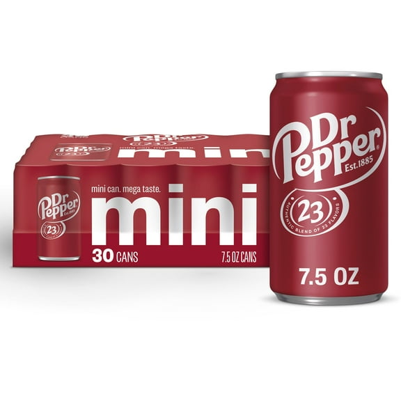 Dr Pepper Mini Cans 7.5 fl. oz., 30 pk.
