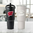 thumbnail image 2 of Logo Brands Wisconsin Badgers Stainless Steel Tumbler Set, 2 of 7