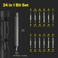 thumbnail image 7 of HOTO 24-in-1 Precision Screwdriver Set, Magnetic Mini Repair Tool for Electronics & Eyeglasses, 7 of 8