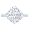 thumbnail image 5 of 2.46 CT.T.W. Moval & Half Moon Cut Lab Created Diamond Ring in 18K Gold, 5 of 10