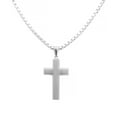 thumbnail image 2 of Reversible Cross Pendant Chain Necklace in Sterling Silver, 2 of 9