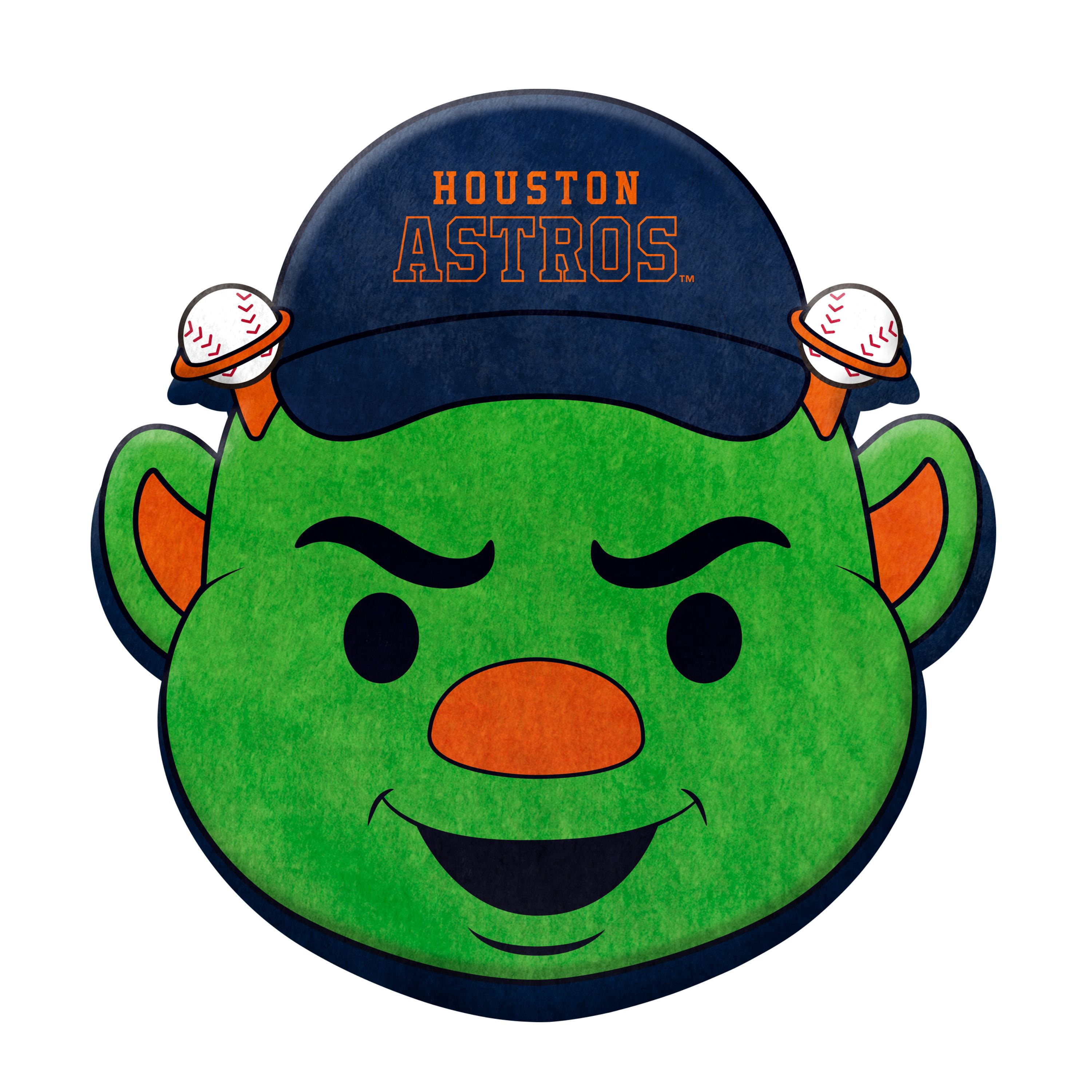 Logo Brands Houston Astros Puff Pillow