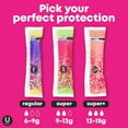 thumbnail image 3 of U by Kotex Click for your Perfect Fit Compact Tampons, Unscented - Various Sizes, 30 ct., 3 of 8