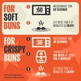 thumbnail image 3 of Big City Buns Bacon Cheeseburger Stuffed Buns, Frozen, 2 oz., 12 ct., 3 of 7