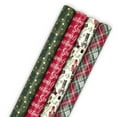 thumbnail image 2 of Hallmark Holiday Wrapping Paper Bundle, 4 pk., 2 of 8