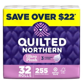 Quilted Northern Ultra Plush 3-Ply Toilet Paper, 32 rolls, 255 sheets/roll