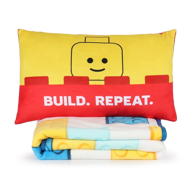Liscensed Character Pillow and Throw Blanket Set