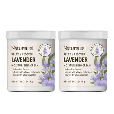 NatureWell Lavender Moisturizing Cream, 16 oz., 2 pk.