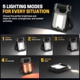 thumbnail image 3 of Westinghouse 2-Pack 1000-Lumen Rechargeable LED Work Lights with Adjustable Stands, 3 of 6