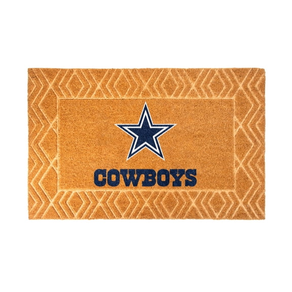 Logo Brands Dallas Cowboys Coir Outdoor Mat