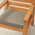 thumbnail image 3 of Member's Mark Lisbon Teak Deep Dining Set with Sunbrella Fabric, 7pc, 3 of 7