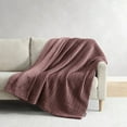 thumbnail image 1 of Ann Taylor Chevron Plush Throw Blanket, 1 of 5