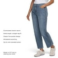 thumbnail image 4 of Express Women's Straight Leg Ankle Jean, 4 of 7