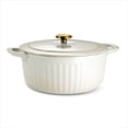 thumbnail image 1 of Tramontina 7-Qt Fluted Enameled Cast Iron Dutch Oven, 1 of 8