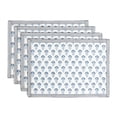 thumbnail image 1 of Over&Back 100% Cotton Hand-Blocked Placemats, Set of 4, 1 of 9
