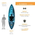 thumbnail image 2 of Lifetime Oracle 10' 3" Sit-On-Top Kayak, Paddle Included, 2 of 10