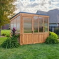 thumbnail image 1 of Backyard Discovery 9' x 6' Slant Roof Cedar Greenhouse, 1 of 15