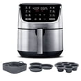 thumbnail image 1 of Gourmia 7-Quart Digital Air Fryer, Includes 3-Piece Silicone Accessory Set, 1 of 8