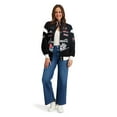 thumbnail image 1 of Women's Character Patch Moto Jacket, 1 of 9