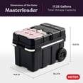 thumbnail image 3 of Heavy-Duty Keter Masterloader Rolling ToolBox + 18in Cantilever Organizer / Telescoping Handle, 3 of 19