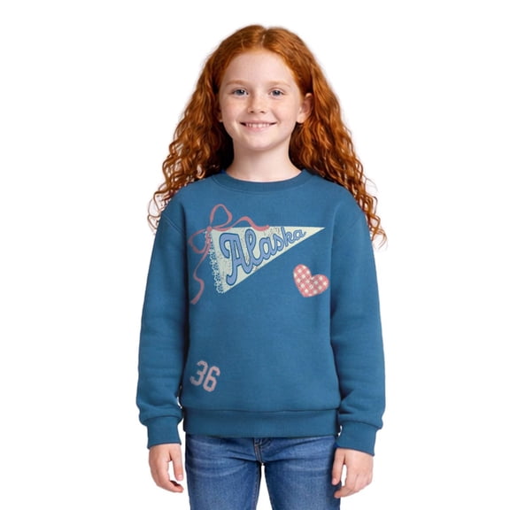 State of Mine Kids Pennant Picnic Crew Sweatshirt