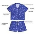 thumbnail image 10 of Member's Mark Women's Americana Notch Collar Short Sleeve and Short Pajama Set, 10 of 11