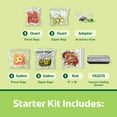 thumbnail image 7 of FoodSaver Preserve Vacuum Sealer, Special Value 14-Piece Starter Kit with Vacuum Seal Roll and Bags, 7 of 7