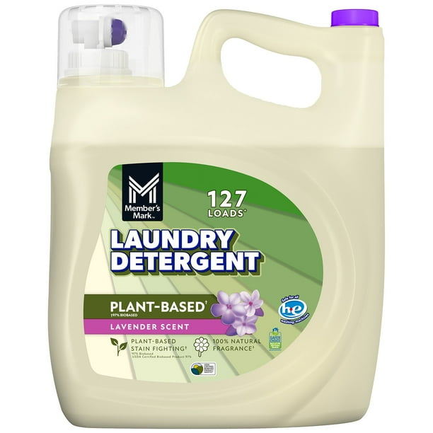 Member's Mark Plant Based Liquid Laundry Detergent, Lavender, 127