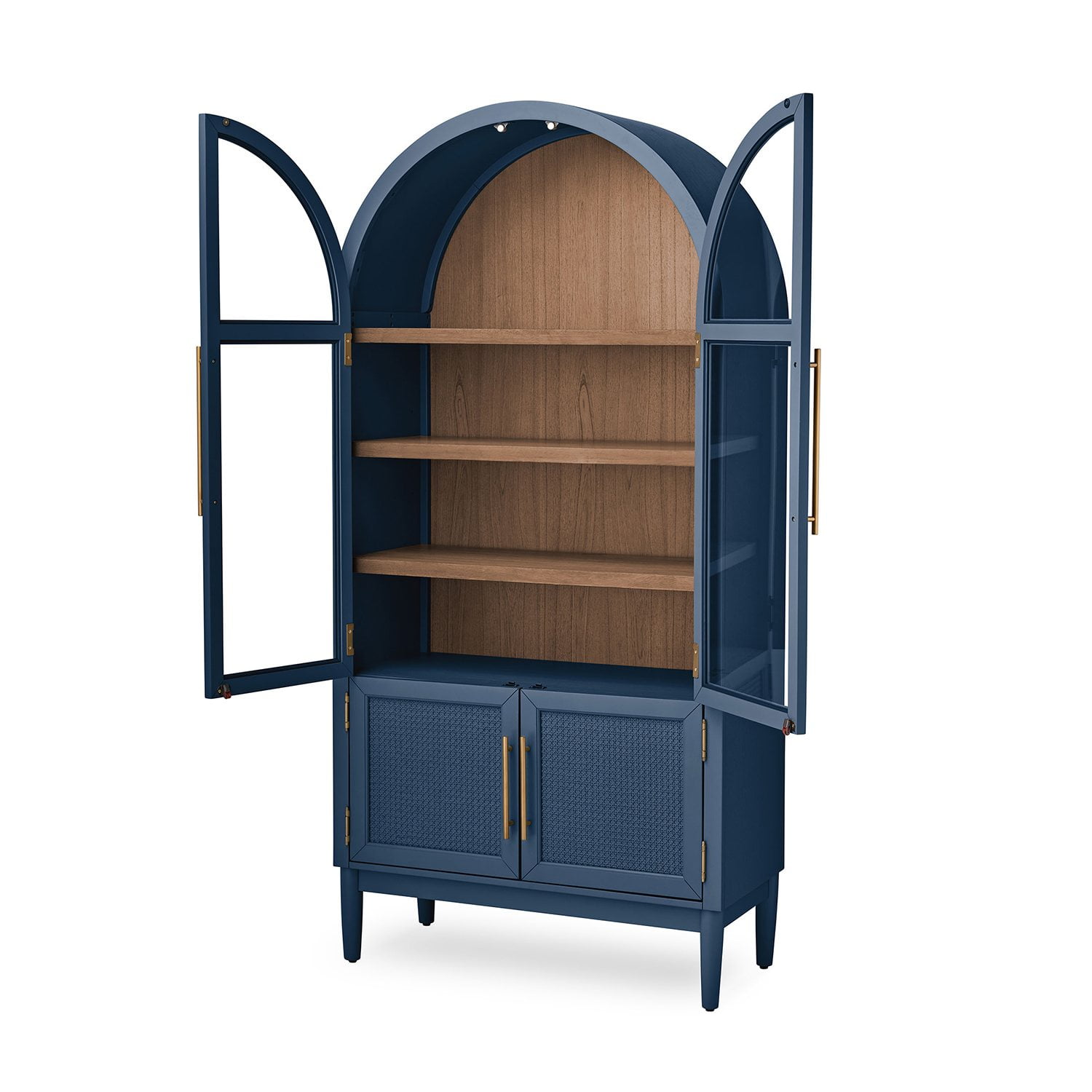 Member's Mark Enzo Storage Cabinet With Rattan Cabinet Doors
