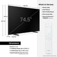 thumbnail image 4 of SAMSUNG 75" Class The Frame QLED 4K Smart TV with Quantum HDR QN75LS03BDFXZA, 4 of 13