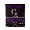 thumbnail image 1 of Logo Brands Colorado Rockies 60"x70" Super Plush Blanket, 1 of 7