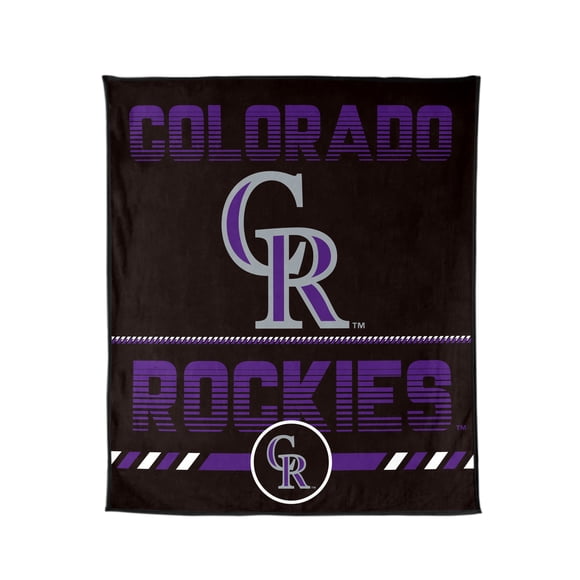 Logo Brands Colorado Rockies 60"x70" Super Plush Blanket