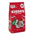 thumbnail image 1 of HERSHEY'S KISSES Christmas Milk Chocolate Candy, 335 pcs., 1 of 8