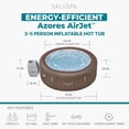 thumbnail image 3 of SaluSpa Azores Energy-Efficient AirJet 3-5 Person Inflatable Hot Tub, 3 of 10