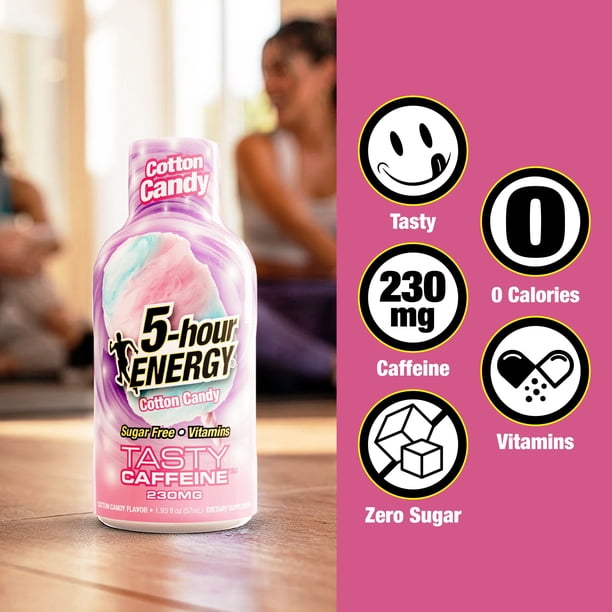 5-hour ENERGY Shot, Cotton Candy 1.93 fl. oz., 24 pk. - Samsclub.com