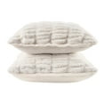 thumbnail image 3 of Member's Mark 2-Pack Ruched Faux Fur Decorative Pillows, 22" x 22", 3 of 5