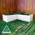 thumbnail image 2 of The Organic Garden Co Hakea 4.9' x 4.9' x 1.3' Metal L Shape Garden Bed, 2 of 9