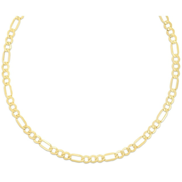 Lite Figaro Necklace in 14K Yellow Gold