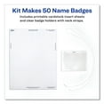 thumbnail image 2 of Avery Necklace-Style Badge Holder w/Laser/Inkjet Insert, Top Load, 4 x 3, WE, 100/Box, 2 of 7