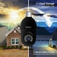 thumbnail image 5 of Energizer 2K Light Bulb Socket Security Camera with Socket Extension, 3pk., 5 of 8