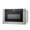 thumbnail image 1 of Hamilton Beach 1.2 cu ft. 24-Inch Microwave w/ Built-In Touchscreen Drawer, 1 of 16