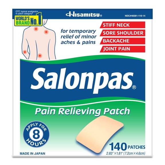 Salonpas Pain-Relieving Patch, 140 ct.