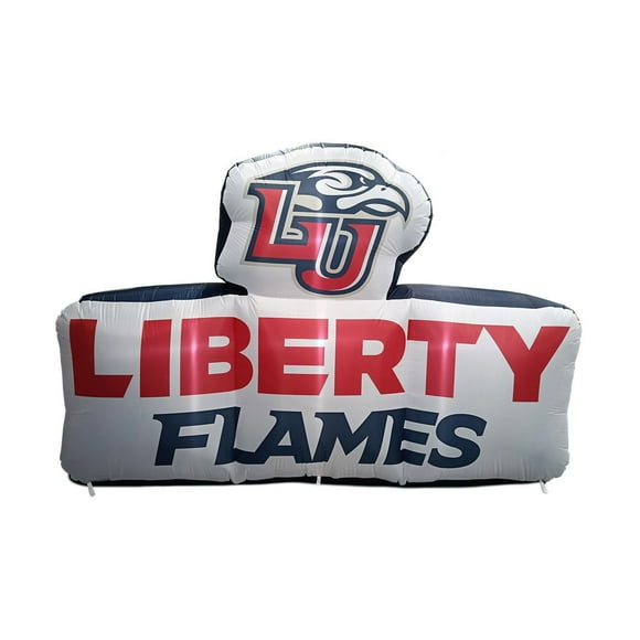 Logo Brands Liberty Flames  Pre-Lit 7’x10’ Team Inflatable