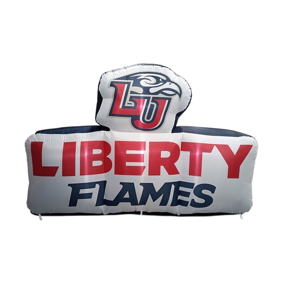 Logo Brands Liberty Flames Pre-Lit 7’x10’ Team Inflatable