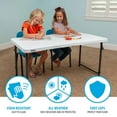 thumbnail image 5 of Lifetime 4' Commercial Grade Adjustable Fold-in-Half Table, 5 of 12
