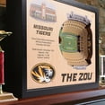 thumbnail image 2 of YouTheFan Missouri Tigers 25-Layer Football Stadium View 3D Wall Art, 2 of 5