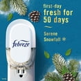 thumbnail image 6 of Febreze PLUG Air Freshener, Cranberry Crumble & Serene Snowfall, 1 Warmer + 5 Refills, 4.35 fl. oz., 6 of 10