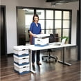 thumbnail image 5 of Bankers Box Storage Box with Lift Lid, White/Blue Letter, 12/Carton, 5 of 7